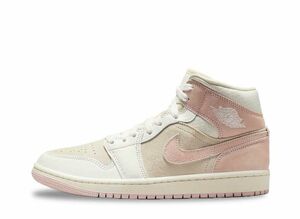 Nike WMNS Air Jordan 1 Mid SE "Coconut Milk/Sail/Legend Pink" 22.5cm FQ1926-161