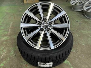 ●プリウス50 30 カローラスポーツ etc.中古アルミ+ 新品スタッドレス　205/55R16 ヨコハマ iG60 2023年製 4本セット！