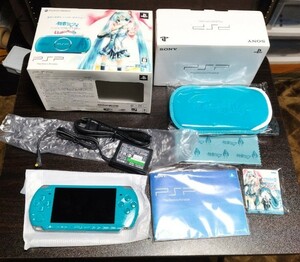 「初音ミク Project DIVA 2nd いっぱいパック オリジナルモデル PSP-3000 SONY ソニー PSP」　「動作確認済み」