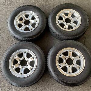 [6023]★ 195/80R15 107/105L LT 4本セット冬タイヤ　BRIDGESTONE BLIZZAK VL1 [2020年] アルミンホイール 15Х6J PCD139.7 