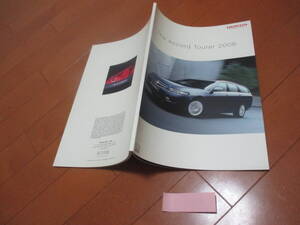 46678　カタログ ■ホンダ　外国語　アコード　Accord　Tourer　2006　　2005.12　発行●78　ページ