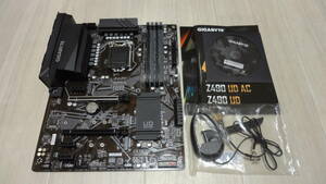 GIGAGYTE Z490 UD AC ATXマザーボード CPUソケット：LGA1200 中古動作品 付属品CD・WIFIアンテナ・取説類