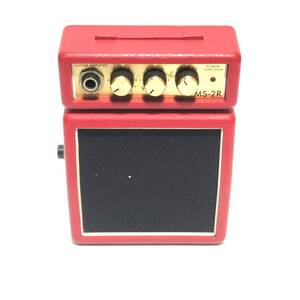 ★1円スタート【音出し確認済み】マーシャル MARSHALL MS-2R Red Mini 小型ギターアンプ エレキギター アンプ