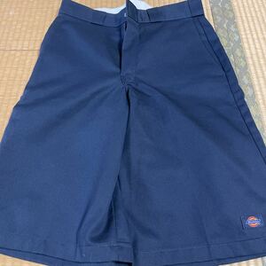 ディッキーズ Dickies ハーフパンツ スト系 W30 ネイビー