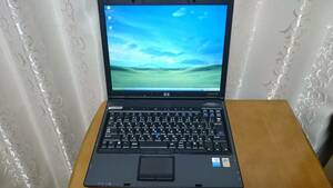 HP NC6220 WindowsXP CPU PenM770（2.13GHｚ）メモリー2GB HDD80GB DVD－ROM 中古