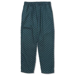 CALEE RHOMBUS DOT PATTERN EASY TROUSERS キャリー パンツ スラックス デニム チノ イージーパンツ denim trousers トラウザー