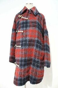 【USED】Vivienne Westwood MAN / コクーンダッフルコート ボルドーXネイビー 【中古】 I-24-02-17-022-co-HD-ZI