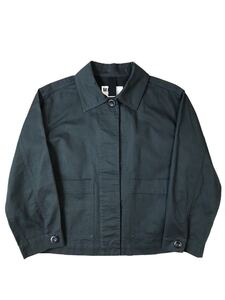 (D) MHL. マーガレットハウエル WORKWEAR COTTON LINEN Ⅱ(2) ネイビー系 コットン リネン ジャケット