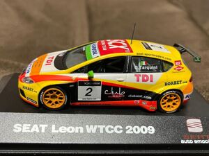 SEAT SPORT 1/43 SEAT Leon WTCC 2009 #2 SCX REPSOL 