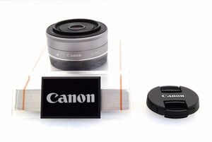 【極上品】 Canon キャノン EF-M 22mm F2 STM シルバー #162