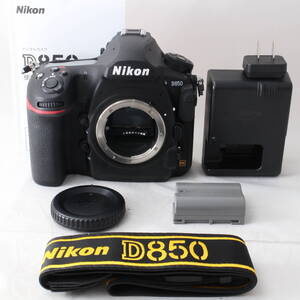 ★極上品★ショット数5952回！Nikon ニコン デジタル一眼レフカメラ D850 ブラック #6691