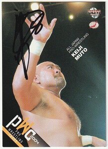 2004 BBM PWC PRO WRESTLING CARDS 武藤敬司 直筆サインカード 90枚限定