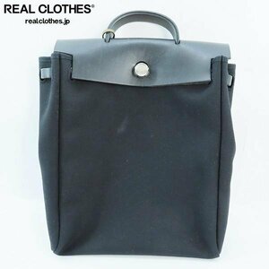 HERMES/エルメス HERBAG/エールバッグ アドMM 2WAY ハンドバッグ ショルダーバッグ ブラック /080