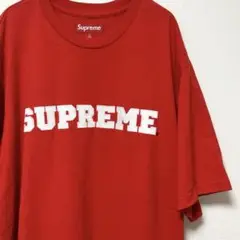 Supreme Collegiate S/S Top 赤 カレッジロゴ Tシャツ