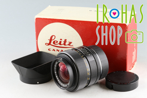 Leica Leitz Summicron-R 35mm F/2 3-Cam Lens for Leica R With Box #44114L1