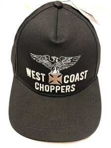 WEST COAST CHOPPERS ウエストコーストチョッパーズ キャップ 帽子 ブラック 刺繍ロゴ ホットロッド チョッパー