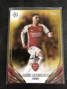 gabriel martinelli マルティネッリ アーセナル2023-24 Topps UEFA Club Competitions Starball Foil