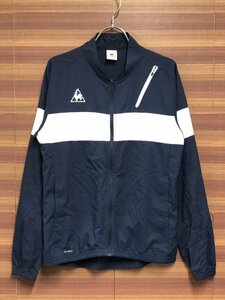 HM102 ルコックスポルティフ le coq sportif 長袖 サイクルジャージ 防風 紺 白 S