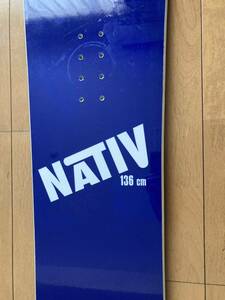 NATIV スノーボード 136cm パウダー 地形　超貴重