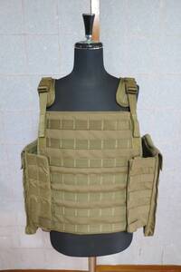 米軍放出品VEST SM ARMS PROT　BODY ARMOR BALLISTIC CARRIER プレートキャリア　(コヨーテブラウン)海兵隊RECON（L/XL）