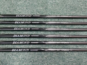 FUJIKURA DIAMOND SPEEDER IRON 8R アイアン用 5〜Pw 6本セット Rフレックス シャフト 20240905 ダイヤモンド スピーダー 