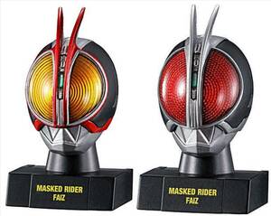 【未開封】仮面ライダー マスクヒストリー2 ファイズ アクセルフォーム 2種 セット 食玩 フィギュア レア MASKED RIDER Faiz 555 figure