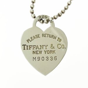 【1円スタート】【箱付き】TIFFANY & Co. ティファニー シルバー リターントゥ ハートタグ 22.6g 925刻印 ネックレス 381511