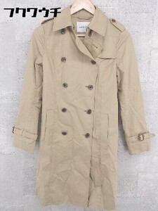 ◇ UNITED ARROWS　green label relaxing　ユナイテッドアローズ 長袖 トレンチ コート サイズ38 ベージュ系 レディース