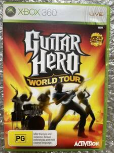 XBOX360 海外版ソフト　GUITAR HERO WORLD TOUR 国内本体動作OK ギターヒーロー　ロック　パンク　メタル　グランジ　ラウド等多数収録