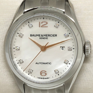 【送料無料】ボーム&メルシエ BAUME&MERCIER クリフトン レディース オートマティック MOA10151★未使用品/6か月保証★