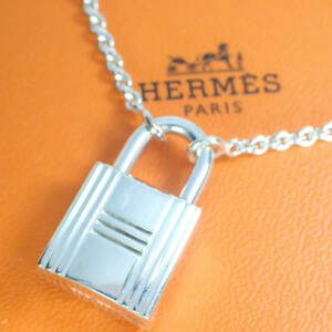 エルメス HERMES カデナ ケリー ネックレス シルバー ケース付き