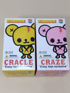 メディコムトイKUBRICK CRACLE＆ＣRAZE　2個SET　デビルロボッツキャラクター