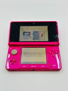 ◆Nintendo 任天堂 ニンテンドー 3DS CTR-001 ピンク 初期化 通電確認済み