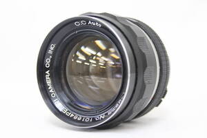 【訳あり品】 PETRI C.C Auto 55mm F1.4 レンズ v9100