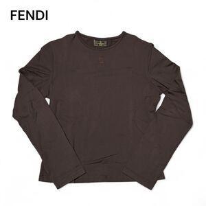 FENDI フェンディ FFロゴ ロングTシャツ 32 12.531799