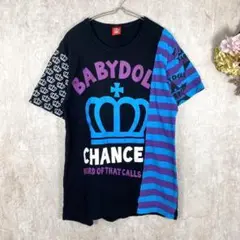 【BABYDOLL/ベビードール】プリントロゴTシャツ 半袖【L】I08-100