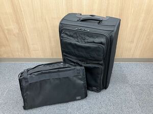 「H7672」PORTER ポーター スーツケース キャリーバッグ 2輪 ブラック 黒 吉田かばん