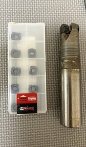 タンガロイ TAC 高送り加工用チップホルダー EXN06R032M32.0-02 ・未使用チップ付 TUNGALOY　京セラ　三菱　日立　フライス　インサートEXN