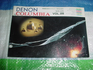 1996年4月　DENON/COLUMBIA/の電気製品総合カタログ　VOL.28
