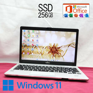 ★完動品 高性能5世代i5！SSD256GB★S935/K Core i5-5300U Webカメラ Win11 MS Office 中古品 ノートPC★P73123