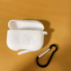 AirPods Pro / Pro2 ケース カラビナ付き ホワイト