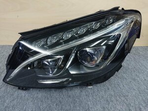 ★ジャンク品★メルセデスベンツ W205 Cクラス 前期 純正 左 LED ヘッドライト A2059068901【他商品と同梱歓迎】