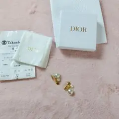 Dior ピアス ゴールドカラー パール トライバル CD 星 ハート スター