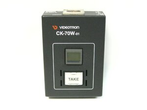 ▽VIDEOTRON CK-70W-01 テイクリモコン 現状品 ビデオトロン CK-70WB用 スーパー表示