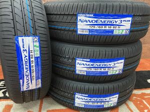 ◆在庫あり! 4本set 175/60R16 175/60-16 TOYOナノエナジー3+ タイヤ交換 車検 iQ アクア ラクティス トレジア イグニス クロスビー 横浜