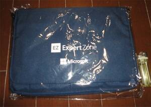 ▼Microsoft バッグ 非売品 EZ Expert Zone クラッチバッグ ショルダー可能 IT server 管理者 Adoministrator 在宅勤務