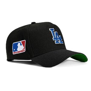 ニューエラ キャップ ロサンゼルス ドジャース NEW ERA 9FORTY A-FRAME LOS ANGELES DODGERS MLB 100TH ANNIVERSARY PATCH SNAPBACK