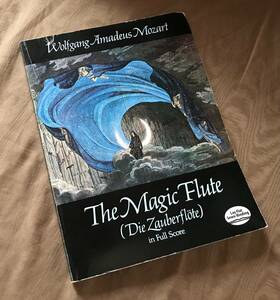 即決　楽譜 フルスコア　モーツァルト 魔笛　検索：オーケストラ スコア Magic flute オペラ EP LP CD