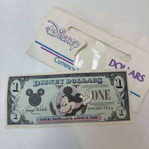 希少 ・ディズニー紙幣　ディズニーダラー Disney 紙幣 Dollars ミッキーマウス 1ドル 1ドル札 ディズニー レア