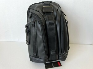 トゥミ　TUMI　バッグ　オールレザー　リュック　ショルダーバッグ　バックパック　ボディバッグ　2way　斜め掛け　未使用